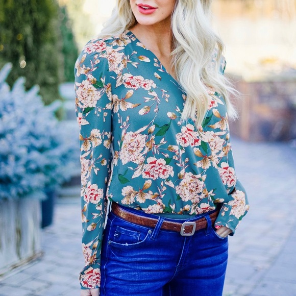 Antique Floral Bodysuit - Picture 5 of 7